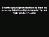 PDF E-Marketing Intelligence: Transforming Brand and Increasing Sales Using Digital Channels
