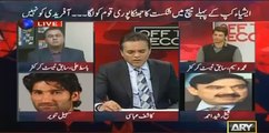 Basit Ali gets angry on Kashif Abbasi on taking Sheikh Rasheed online to comment on Cricket