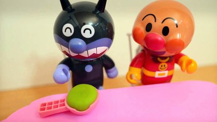 Anpanman and Baikinman make clay ice cream_