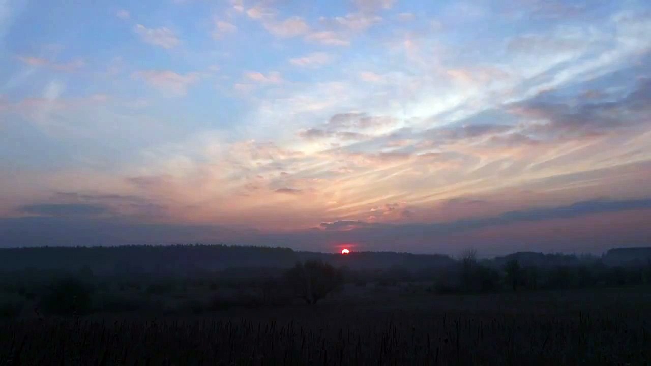 Восход Солнца за 30 Секунд 8 Марта. Звуки Природы. Пение Птиц (Sun. Sunrise. Dawn. Rise)