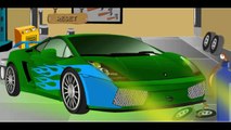 Мультики про машинки. Машины. Делаем тюнинг Lamborghini Gallardo GT3. Познавательное видео.