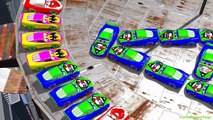 Disney Pixar Cars 2 Spiderman Lightning Surprise McQueen Fun with Batman Custom Cars Nursery Rhymes