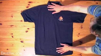 Как сложить рубашку за 2 секунды