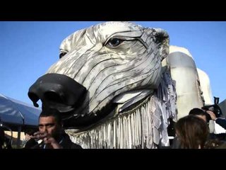 Greenpeace brings ‘giant polar bear’ to climate talks
