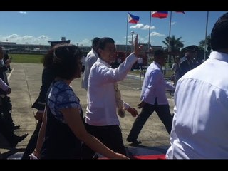 Mexican President Nieto arrives for Apec, state visit