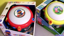 POCOYO & PEPPA PIG Drum Music Toys - Banda Musical Set de juguete para niños y niñas