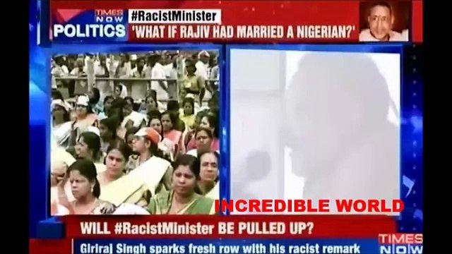 Giriraj Singh Racist Comment On Sonia Gandhi Congress Would Have 'Accepted' If She Was Nigerian!!!