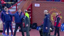 LOUIS VAN GAAL, Simulates Falling over off Diving on the Sidelines ,the Original