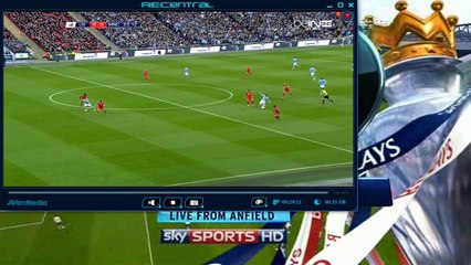 Sergio Agüero Great Goal Miss - Liverpool vs Man City Capital Cup 2016 HD