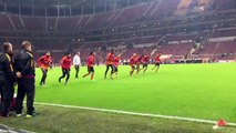 Galatasaray Sivasspor Maçı 3 1 Cimbom Sahada Isınıyor 16.01.2016 Süper Lig Maçı