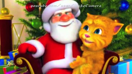 Смешной кот Рыжик и дед Мороз - угарные приколы