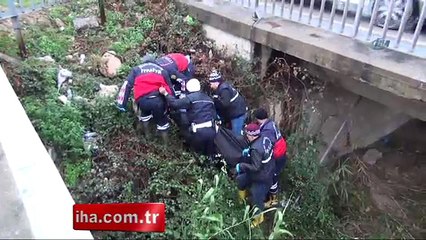 Derede motosikletiyle cesedi bulundu