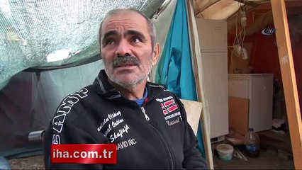 Kesik iki ayakla çadırda yaşam mücadelesi