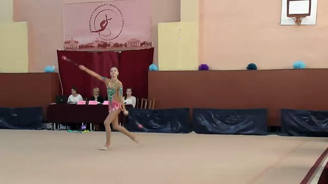 Шелупець Ірина (булавы) 07.02.2016 Художественная гимнастика. Чемпионат Черниговской области