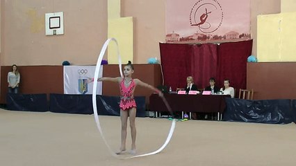 Шарак Віктиорія (лента) 07.02.2016 Художественная гимнастика. Чемпионат Черниговской области