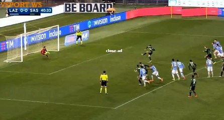 Domenico Berardi 41'(Penalty) Lazio 0 - 1 Sassuolo