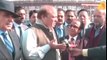 Nawaz Sharif talks to media over PIA employees strike