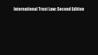 Download International Trust Law: Second Edition PDF Online