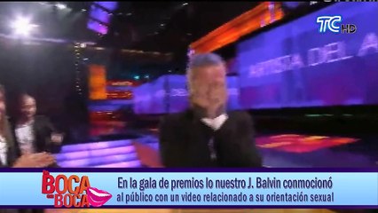 En la gala de premios Lo Nuestro, J. Balvin conmocionó al público con un video relacionado a su orientación sexual