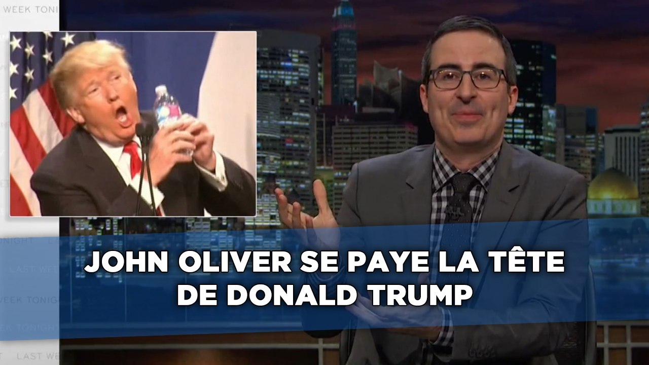 L'humoriste John Oliver se paye la tête de donald Trump