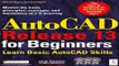 Download Autocad Release 13 for Beginners