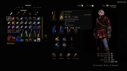 THE ADVERSARY Powerful Silver Sword Location [Level 20] The Witcher 3 Guide