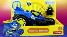 Imaginext Motorized Batmobile Batman Battles Joker Dc Superhero Robin Gotham City Batbot