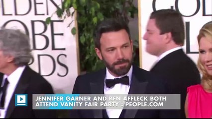 Jennifer Garner and Ben Affleck Both Attend Vanity Fair Party
