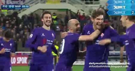 1-0 Marcos Alonso Goal HD - Fiorentina 1-0 Napoli 29.02.2016 HD