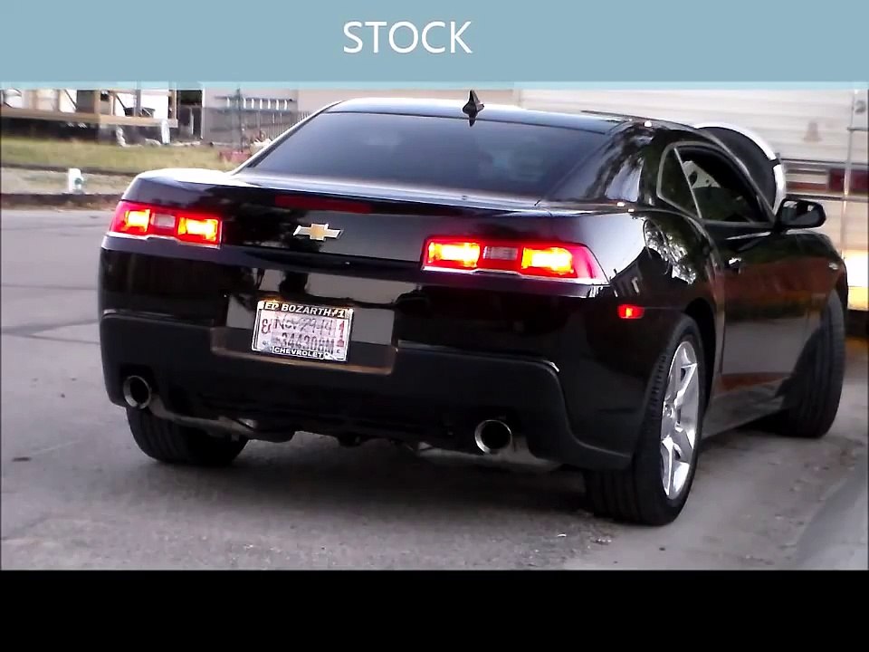 2010 2015 CHEVROLET CAMARO V6 STOCK EXHAUST VS MRT AXLE BACK EXHAUST