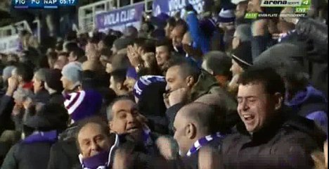 Marcos Alonso Goal Fiorentina 1 - 0 Napoli Serie A 29-2-2016