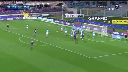 1-0 Marcos Alonso Goal - Fiorentina 1-0 SSC Napoli 28.02.2016 HD