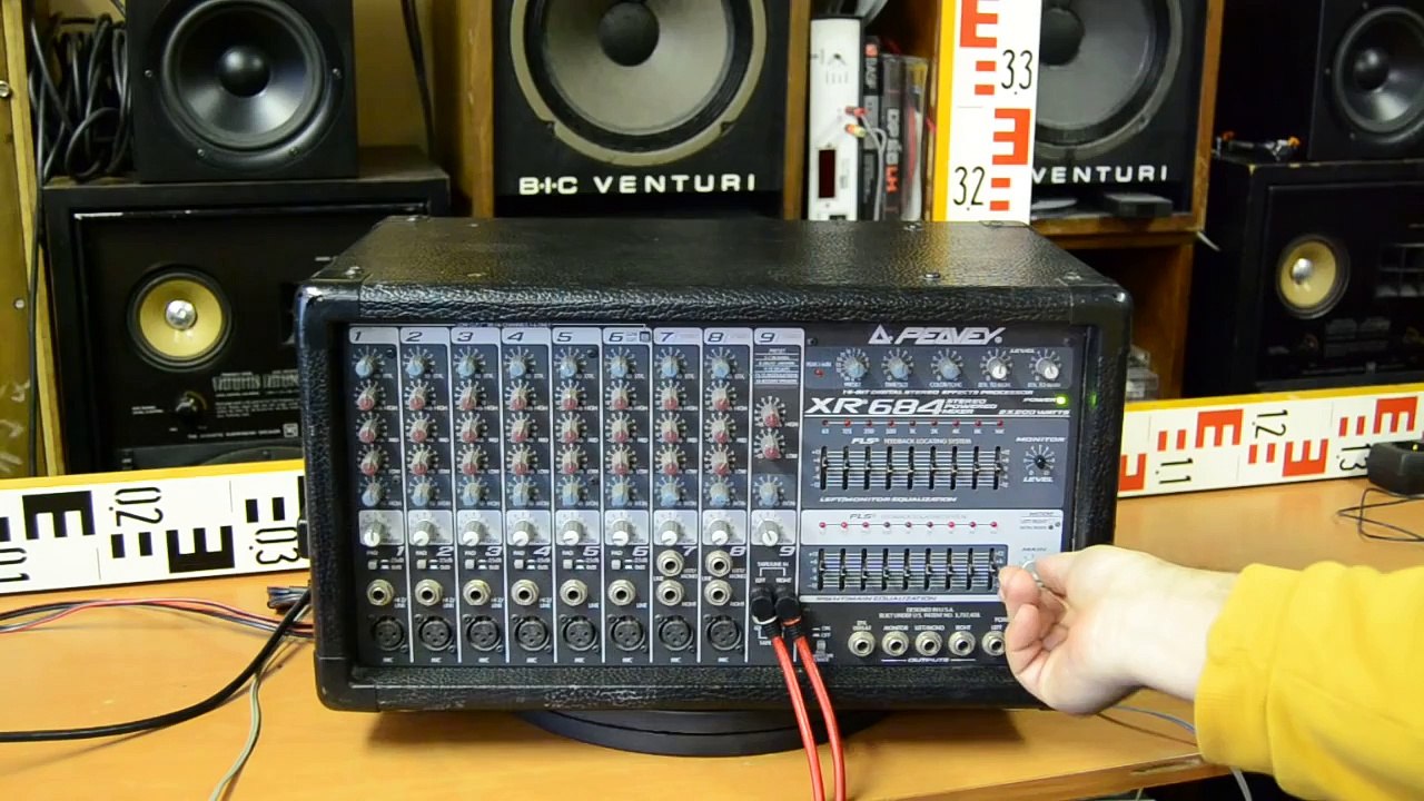 Peavey XR684 Stereo Powered Mixer Angelicaaudio Praha - video Dailymotion