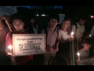 Youth groups call for stop to militarization, lumad killings