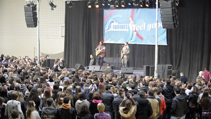 Les Fréro Delavega en concert à l'Institut Saint-Berthuin de Malonne