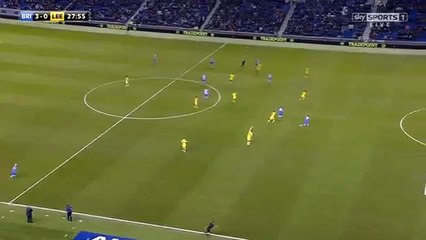 28'   Hemed T. GOAL - Brighton 3-0 Leeds 29.02.2016