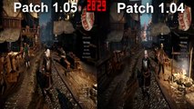 Witcher 3: Wild Hunt Patch 1.05 VS 1.04 FPS Comparison / Novigrad city stutter fixed? PC