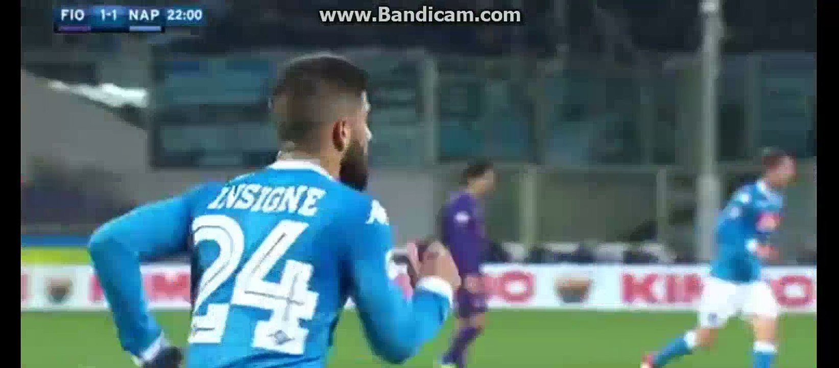 Lorenzo Insigne Super Power SHOOT | Fiorentina 1-1 Napoli 29/02/2016