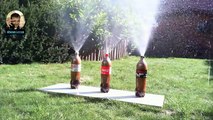 Cola mit Mentos... Ein paar sekunden Spa, drei Cola im Test mit Mentos Deutsch Full HD