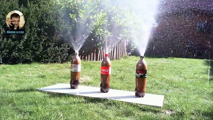 Cola mit Mentos... Ein paar sekunden Spa, drei Cola im Test mit Mentos Deutsch Full HD