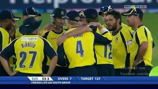 SHAHID AFRIDI vs SUSSEX - Match Winning Performance