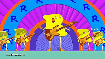 Letter R Song - 3D Animation Learning English Alphabet ABC Songs For children