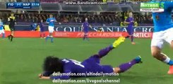 Cristian Tello Fantastic Powerful Shoot - Fiorentina vs Napoli - Serie A - 29.02.2016 HD