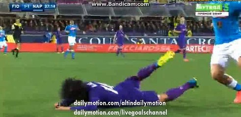 Cristian Tello Fantastic Powerful Shoot - Fiorentina vs Napoli - Serie A - 29.02.2016 HD