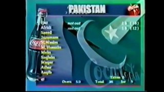Young Shahid Afridi Destroying Indian Bowlers
