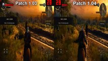 The Witcher 3: Wild Hunt Patch 1.03 VS 1.04 FPS Complete  Graphics Comparison  Download