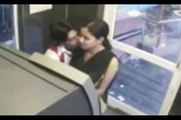 Pakistani Couple kissing Scandal in Bank ATM Machine