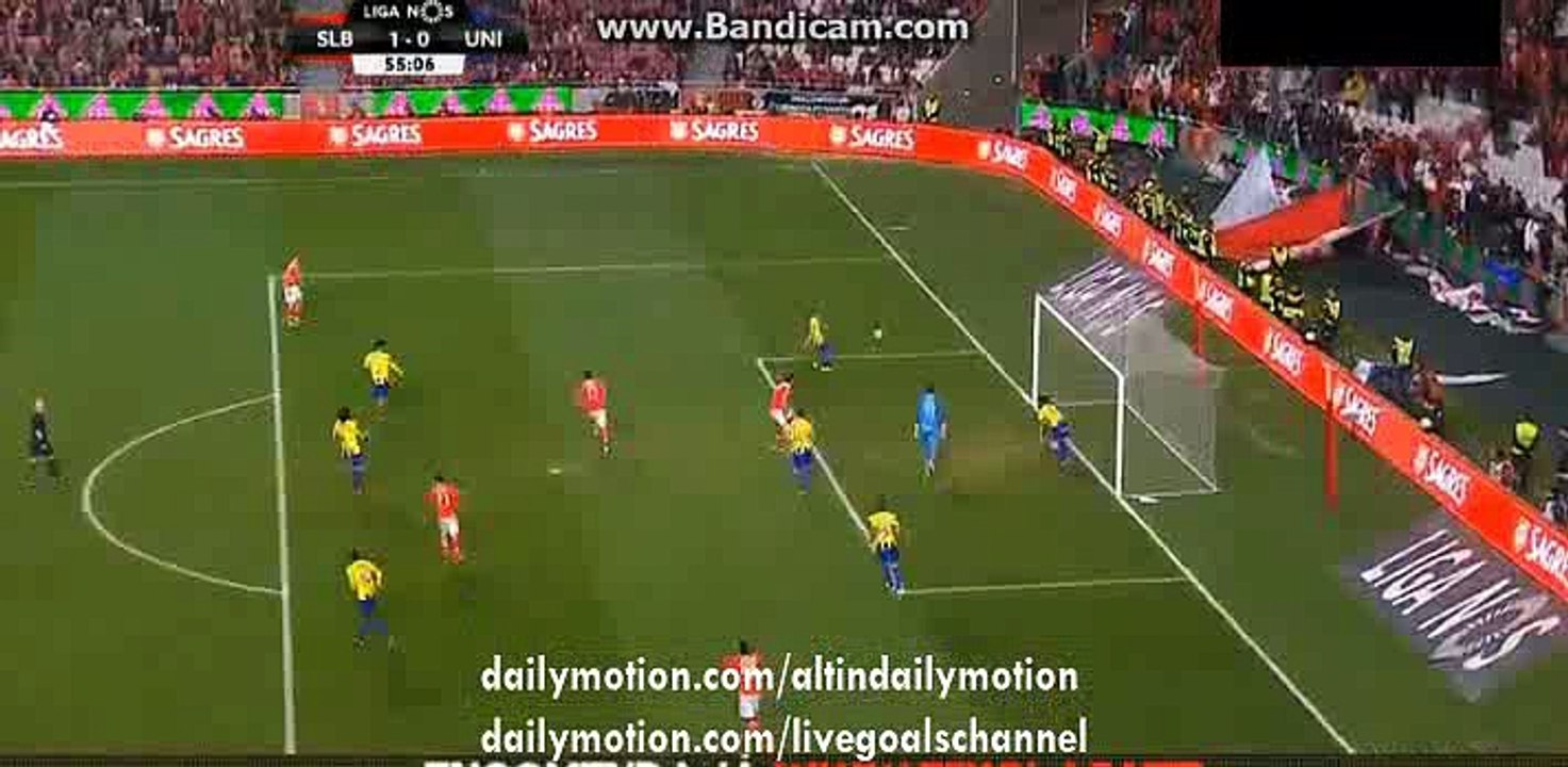 Benfica 1st Chance on 2nd Half - S.L Benfica vs Uniao Madeira - Liga Nos - 29.02.2016