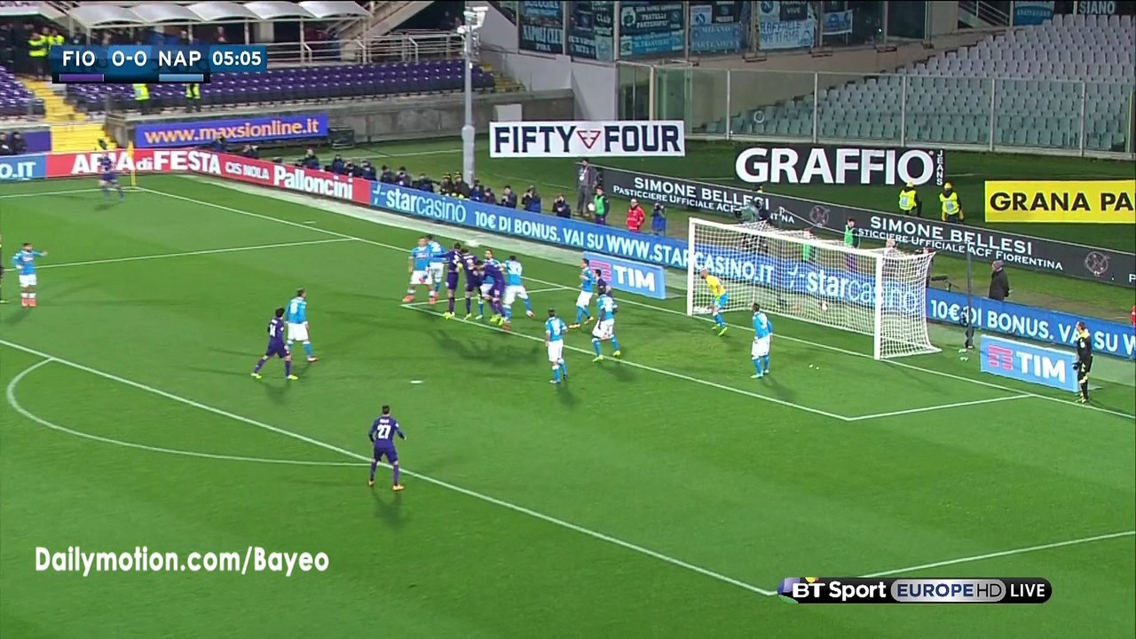 Marcos Alonso Goal HD - Fiorentina 1-0 Napoli - 29-02-2016 HD 1080p