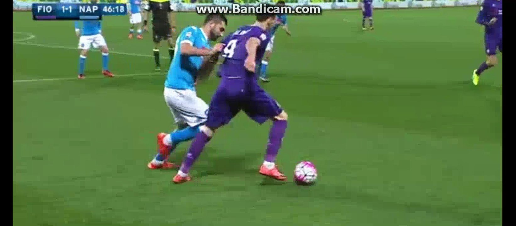 Nikola Kalinic Super Free KICK | Fiorentina 1-1 Napoli 29/02/2016
